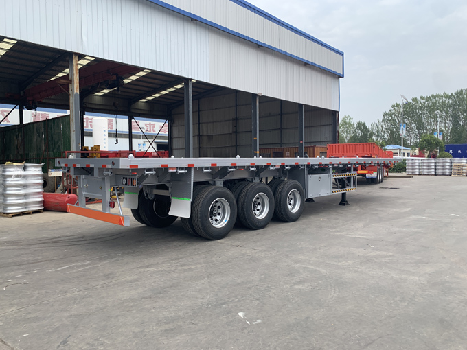 锁具平板半挂车